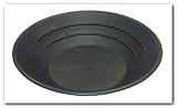 Lot Set 5-pc Black Plastic Gold Mining Pan Sluice Prospecting Panning 13-1/2