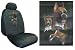 Car Truck SUV Boxer Trio Dog Print Seat Covers 2 Charcoal Grey Universal Low Back wit...