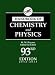 CRC Handbook of Chemistry and Physics, 93rd Edition
