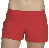 41dGaR5D0IL. SL160  Womens red sports fitness gym running shorts. Size 10/12