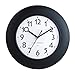 Chaney Instruments 11.5-Inch Black Set & Forget Wall Clock