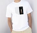 Steve Jobs Quote Candlelight iPhone on a White Vapor Apparel T-Shirt LARGE
