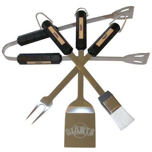 Siskyou MLB San Francisco Giants 4 Piece BBQ Set