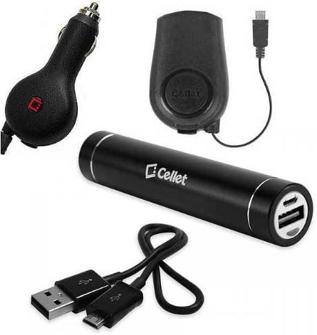 Sonim XP Strike USB 2 in 1 Power Bank With Flashlight Black With Retractable Car Charger And Folding Blades Home AC Charger Combo Pack