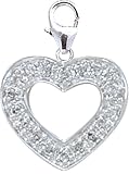 14k Gold Diamond Heart Charm (1/10 cttw)