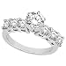 Seven-Stone Diamond Engagement Ring in Palladium (0.30 ctw) Buy