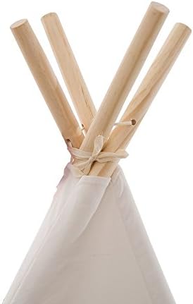 North Dako Canvas Indian Teepee Playhouse for Kids-ATW1
