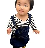 (オルル)OLULU ベビー服 キッズ ベビー オーバーオール デニム ジーンズ ロンパース 606g006(120)
