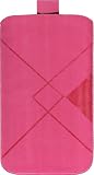 Twins Universaletui Pouch XXL, pink Kunstleder-Etui mit Schnellentnahmelasche, Abmessungen: 13,7 x 8 x 1,3 cm Apple iPhone 5, HTC 7 Pro, Sensation, Sensation XE, Sensation XL, Motorola Milestone, Milestone XT720, Samsung i9100 Galaxy S 2, Sony Ericsson Xperia Arc, Xperia Arc S, Xperia Play Tasche, Handytasche, Etui, Case, Holster, Ledertasche