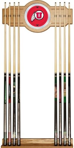 University of Utah Wood & Mirror Wall Cue Rack University of Utah Wood & Mirror Wall Cue Rack