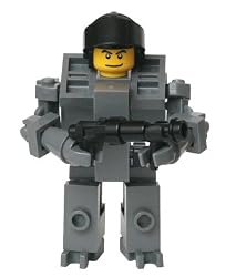 Riot Control Mech (Dark Gray) - Custom LEGO Kit