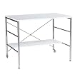 Ida Desk - White Lacquer/ Chrome