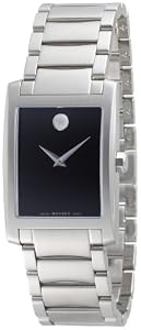 Movado Men's 0606403 Certe Stainless-Steel Black Watch from Movado