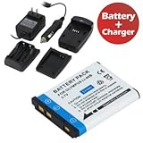 IMAGE OF Battpit™ Digital Camera Battery Replacement for Olympus FE-360 (750 mAh) with External Battery Charger + AA/AAA adapter plate & Car Adapter