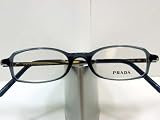 PRADA VPR14E 9AH-101 CRYSTAL BLUE PLASTIC EYEGLASSES