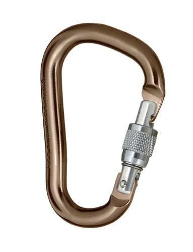Black Diamond RockLock Screwgate Locking Carabiner: Mocha