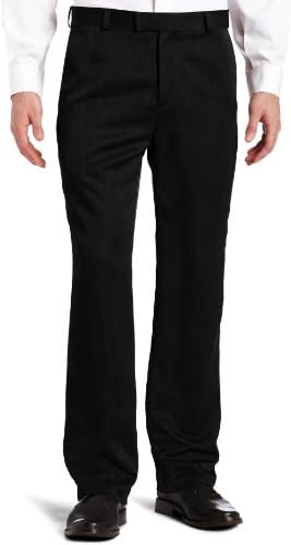 Kenneth Cole Reaction Men's Textured Stria Flat Front Pant