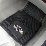 Baltimore Ravens Heavy Duty Vinyl Front Seat 2 Piece Car Mat Set