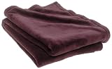 Sharpay Plush Fleece King Blanket, Plum