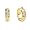 Diamond Fascination 14k Yellow Gold Diamond Accent Round Hoop Earrings Image #1