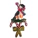 Bernese Mountain Dog Candy Cane Christmas Ornament