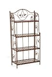 Jack Post Copper Ridge IM-303 4 Tier Bakers Rack in Antique Copper Finish