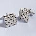 Square Diamond Design Cufflinks