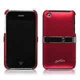 BoxWave iPhone 3GS Shell Case with Stand (Crimson Red)