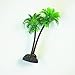 uxcell 2 PCS Plastic Coco Tree Plants for Fish Tank Aquarium Deocr