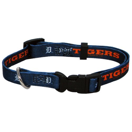 Detroit Tigers Pet Dog Collar (Small)