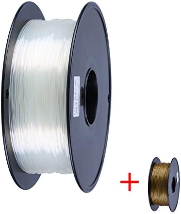 FUNFLAG 3D Printer Filament PLA 1 kg Plastic Spool-TRANSPARENT