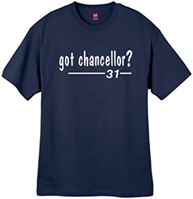 Mens Got Chancellor ? Navy Blue T Shirt Size Large