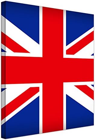 Modern Framed British Union Jack Flag Canvas Art Print Rready To Hang On Wall For Bedroom Home Decorations