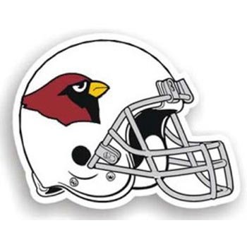 Arizona Cardinals 12 Inch Helmet Car Magnet (Quantity of 1)