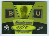 B.J. Upton Autograph 2007 Upper Deck Baseball Black Lustrous Card #LUS-BU & #/10 Signed ~RARE~ Tampa Bay Rays