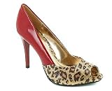 ANIMAL PRINT COLORBLOCK HEEL