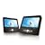 Coby TFDVD7750 7" Dual Screen Portable Table DVD/CD/MP3 Player