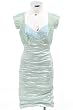 Nicole Miller Green Deep Scoop Neck Dress