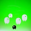 Children's Room Decor "Counting Sheep Mobile" Ceiling Mobile from the Museum of Modern Art collection by Flensted from Denmark