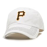 Pittsburgh Pirates High Ball White Adjustable Cap