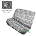 Universal-fit Animal Print Bench Seat Cover - Cheetah Black and White