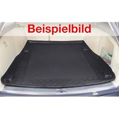 Petex Kofferraum Schalenmatte Passform schwarz Mercedes C-Klasse W204 Limousine ab Bj. 03/2007 mit geteilten R�cksitzen