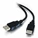 Cables To Go 2m Usb 2.0 A Male/a Male Cable Black