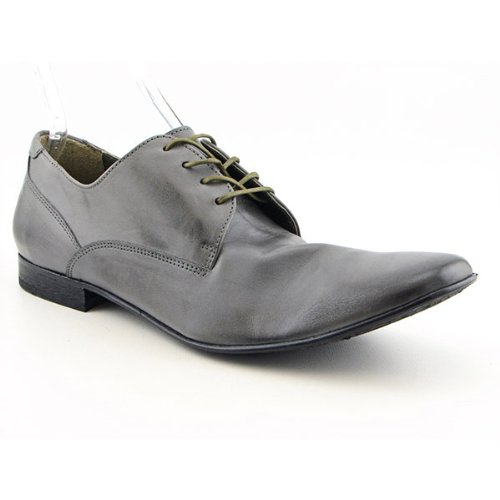 FCUK French Connection EFA8B Gray Grey Oxfords Shoes Mens SZ 9