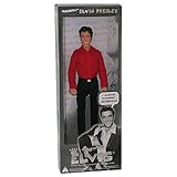 Elvis Presley Talking Action Figure: Elvis Dressed in a Red Shirt and Black Pants
