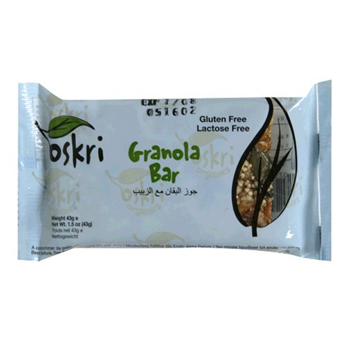 Oskri Organics Honey Bar Granola, 1.5 Ounce Package (Pack of 20) by Honey