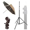 GALAXSTER Studioset Stativ Schirm Halter f�r Blitz oder Lampen