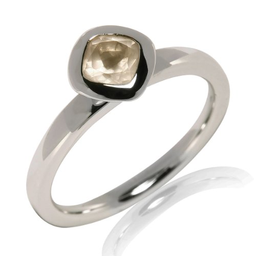 Pure Collection Damen-Ring Sterling Silber Rosenquarz Ros&eacute; Gr.56 (17.8) 60709020 56 Preisvergleich