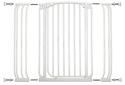 Dreambaby Extra Tall Swing Close Gate with Extensions, White