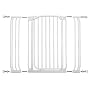 Dreambaby Extra Tall Swing Close Gate with Extensions, White